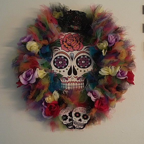 Halloween wreath - Picture 1 of 1